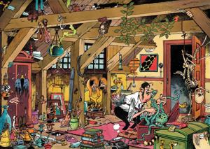 Jan Van Haasteren legpuzzel - oldtimers de vrijgezel, 1000st.