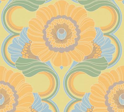AS Creation Retro Chic - Blauw - Retro - 395301