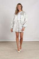 Nukus Babette Bomber Nks13096 Jackets 374 Silver/camel