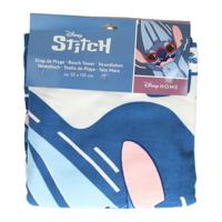 Puch Handdoek poncho stitch blauw/wit 55x110cm