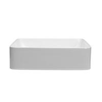 Crosswater Basin Opbouw wastafel 40x10x40cm vierkant wit CT4090UCW