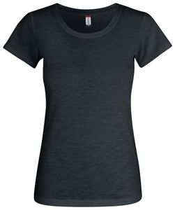 Clique 029353 Slub-T Ladies - Zwart - XXL