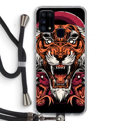 Tiger and Rattlesnakes: Samsung Galaxy M31 Transparant Hoesje met koord