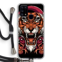 Tiger and Rattlesnakes: Samsung Galaxy M31 Transparant Hoesje met koord