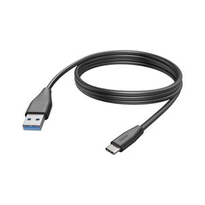 Hama 00201597 USB-kabel 3 m USB 2.0 USB C USB A Zwart