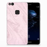 Huawei P10 Lite TPU Siliconen Hoesje Marble Pink - Origineel Cadeau Vriendin - thumbnail