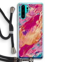 Pastel Echoes: Huawei P30 Pro Transparant Hoesje met koord