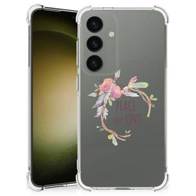 Samsung Galaxy S24 Stevig | Bumper Hoesje | Boho Text Samsung Galaxy S24 Stevig | Bumper Hoesje | Boho Text