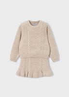 Mayoral winter rok-set meisjes - zand - tricot