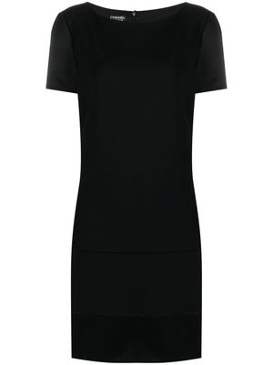 CHANEL Pre-Owned robe 1998 à manches courtes - Noir