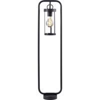 Brilliant Sidney 44293/06 Staande buitenlamp E27 Zwart, Transparant