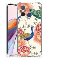 Case Anti-shock voor Xiaomi Redmi 12C Pink Peacock