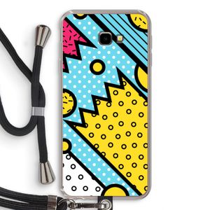 Pop Art #1: Samsung Galaxy J4 Plus Transparant Hoesje met koord