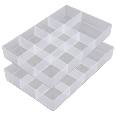 Allstore Organiser voor opslagbox 5,5L en 10L - 2x - 34 x 21 x 4,5 cm Allstore Organiser voor opslagbox 5,5L en 10L - 2x - 34 x 21 x 4,5 cm