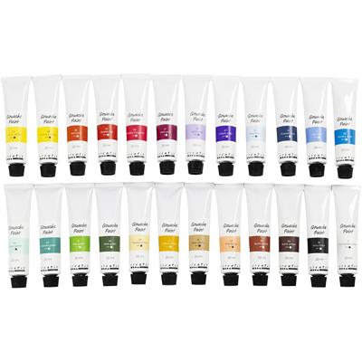 Creativ Company Gouacheverf, diverse kleuren, 24x20 ml/ 1 doos