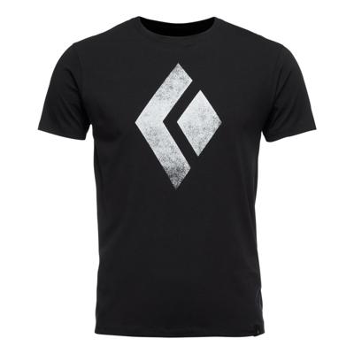 Black diamond Ss Chalked Up Heren T-shirt Black Extra Large