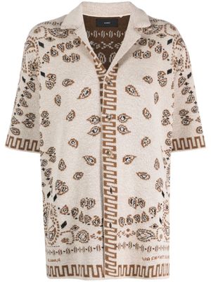 Alanui chemise à motif cachemire - Tons neutres