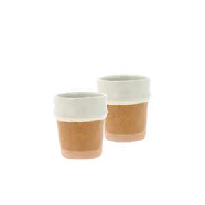 Villa Collection - Evig - Espressobeker 0,10l S/2 Amber/Creme