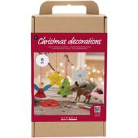 Creativ Company Hobbyset kerstdecoratie, kleuren, 1 doos