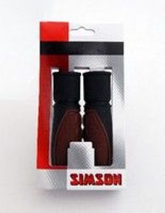 Simson Handvat lifestyle donkerbruin-zwart, 92mm, universeel