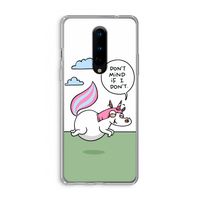 Unicorn: OnePlus 8 Transparant Hoesje