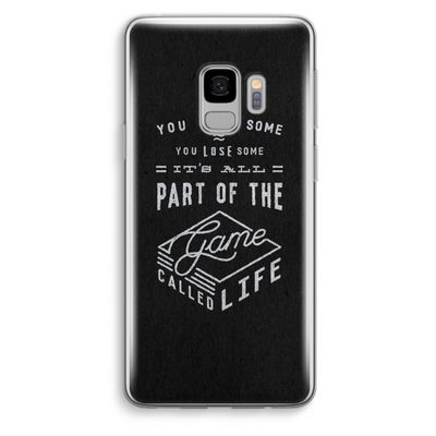 Life: Samsung Galaxy S9 Transparant Hoesje