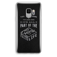 Life: Samsung Galaxy S9 Transparant Hoesje Life: Samsung Galaxy S9 Transparant Hoesje