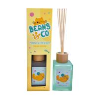 Beans & Co Katten Fris Katoen 100ml Geurstokjes Huisparfum