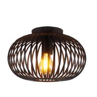 Curvato zwart plafondlamp 60cm