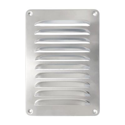 Aluminium Schoepenrooster Opbouw 150 X 215mm - Alu (1-1521a)