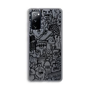 Vexx Black Mixtape: Samsung Galaxy S20 FE / S20 FE 5G Transparant Hoesje