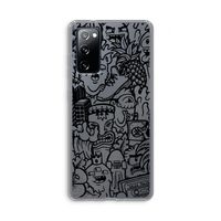 Vexx Black Mixtape: Samsung Galaxy S20 FE / S20 FE 5G Transparant Hoesje