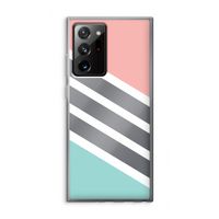 Strepen pastel: Samsung Galaxy Note 20 Ultra / Note 20 Ultra 5G Transparant Hoesje