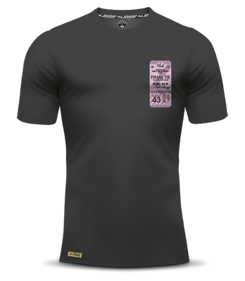 FC Kluif - Toegangskaartje T-Shirt - Antraciet/ Paars