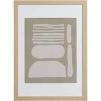 Leen Bakker - Fotolijst Haarlem - Naturel - 50x70 Cm - MDF/Glas - Beige