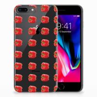 Apple iPhone 7 Plus | 8 Plus | Siliconen Case | Paprika Red