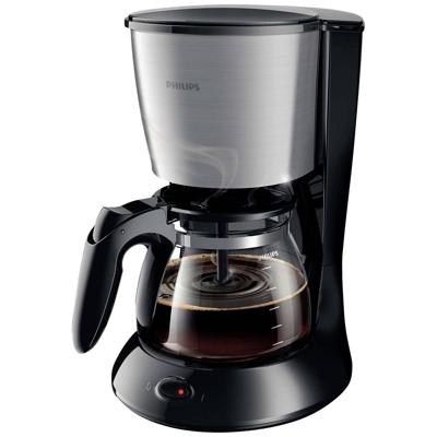 Philips Home Daily Collection HD7462/20 Koffiezetapparaat Zwart, Metaal Capaciteit koppen: 15 Glazen kan