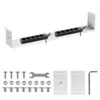 Maclean compacte kabelgoot voor onder het bureau, max. belasting 5 kg, wit, MC-107 W