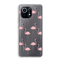 Anything Flamingoes: Xiaomi Mi 11 Transparant Hoesje