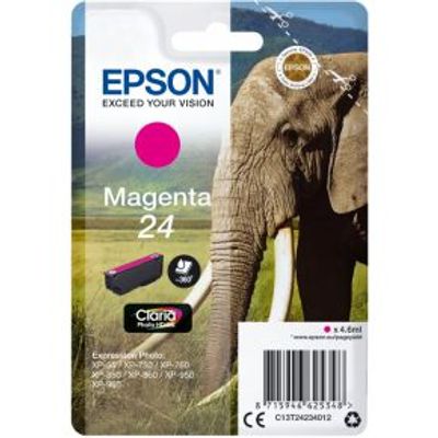 Epson C13T24234012 4.6ml 360pagina's Magenta inktcartridge