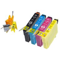 Inktmedia® - Inktcartridge - Geschikt Epson 16 / 16XL T1626 / T1636 SET Reinigings inktcartridges - Cartridge met Inkt