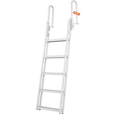 VEVOR achterladder, zwemtrap, bootladder, dokladder, aluminium 455x635x1965mm