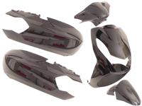 Plaatset Peugeot Kisbee 2T/4T 6-delig - zwart