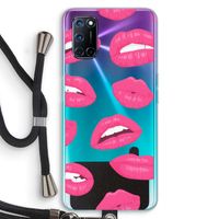 Bite my lip: Oppo A72 Transparant Hoesje met koord