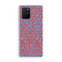 Leopard blue: Samsung Galaxy Note 10 Lite Transparant Hoesje