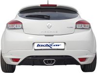InoxCar uitlaat passend voor 'Centraal' Renault Megane III RS 2.0T (250pk) 2010- (Ø63,5mm) IXREME17