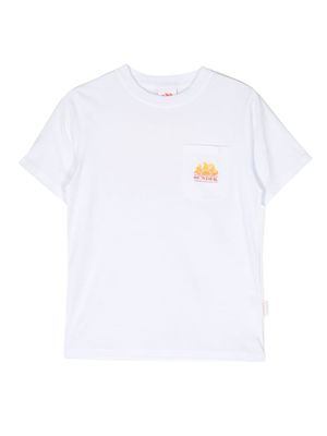 Sundek t-shirt en coton à logo imprimé - Blanc