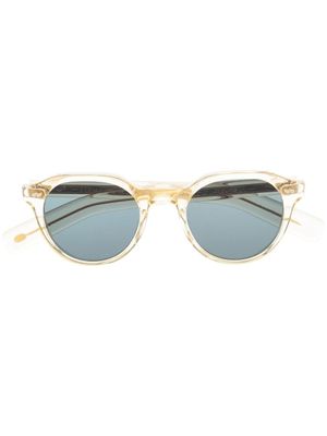 Eyevan7285 lunettes de soleil à monture ronde - Jaune