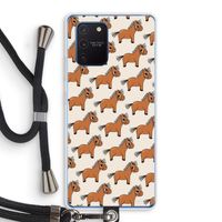 Pony: Samsung Galaxy Note 10 Lite Transparant Hoesje met koord