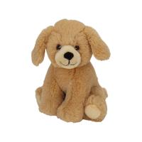 Nature Planet pluche dieren knuffel - Golden Retriever hond - blond - 21 cm - speelgoed cadeau